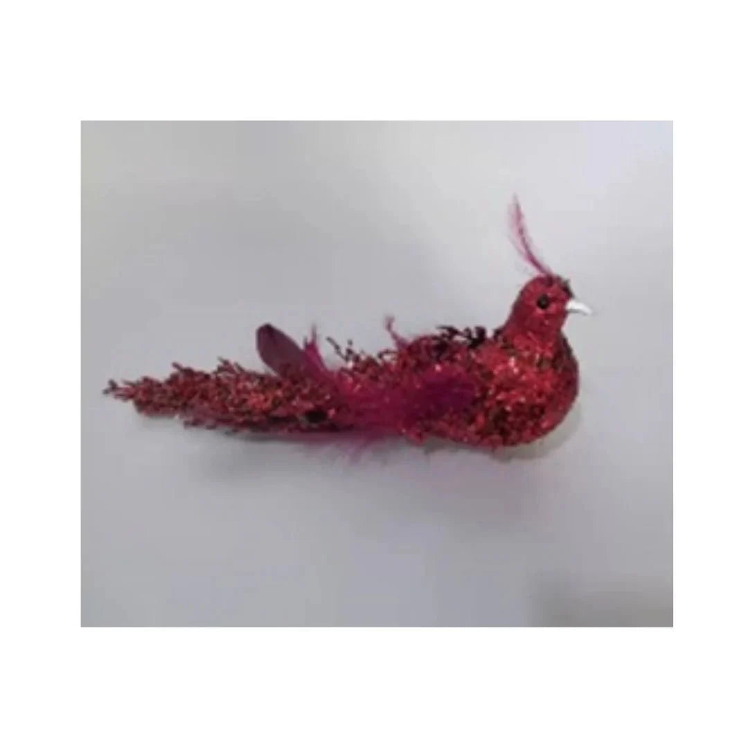 Red Bird Clip on Ornament