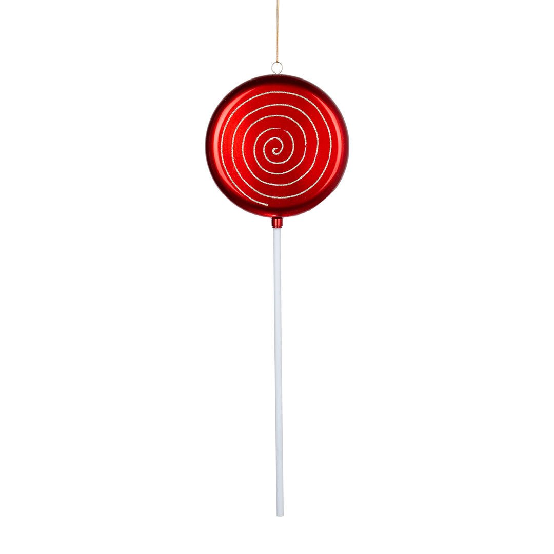 Red & Champagne 24" Lollipop Ornament