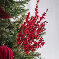 Red Real Touch Mini Berry Stem Pick 28"
