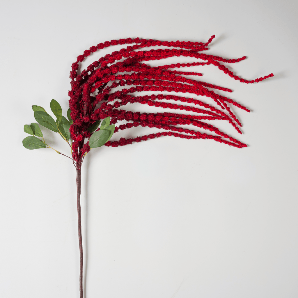 Red Real Touch Amaranthus Pick 42"