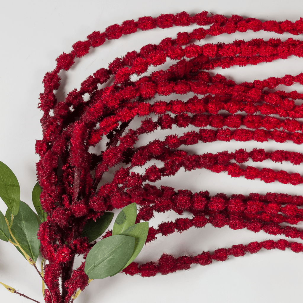 Red Real Touch Amaranthus Pick 42"