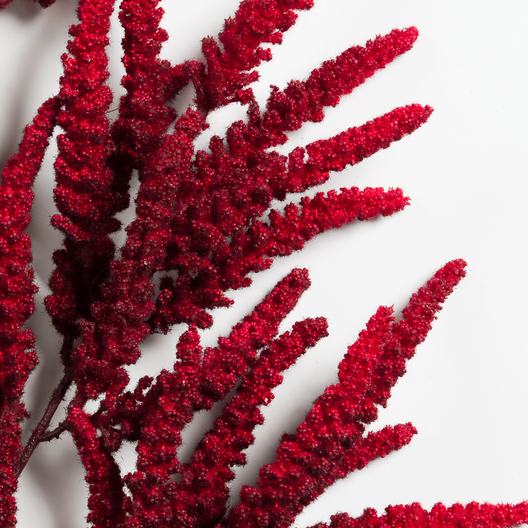 Red Real Touch Amaranthus Pick 41"