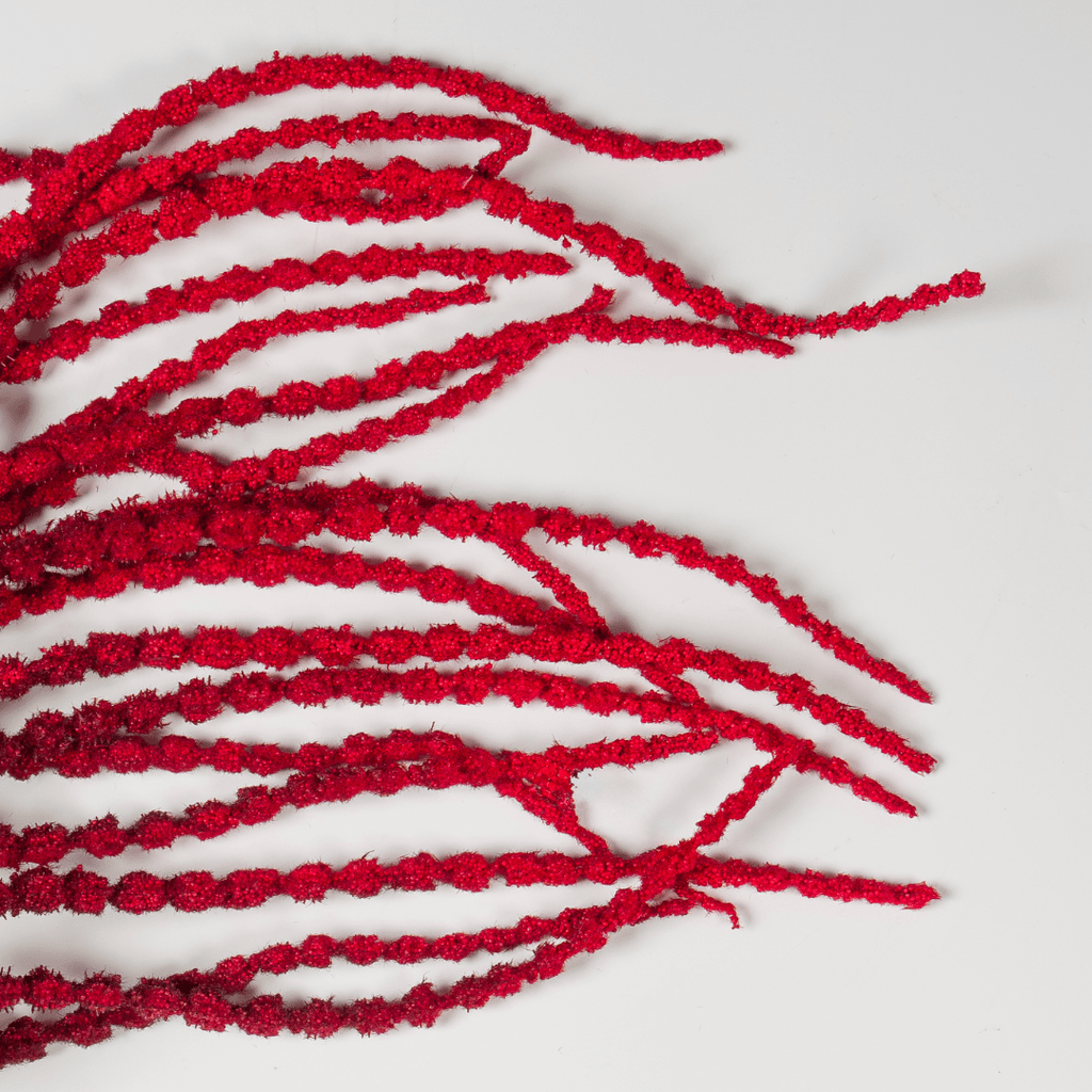 Red Real Touch Amaranthus Pick 42"