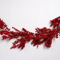 Red Real Touch Thin Berry Garland