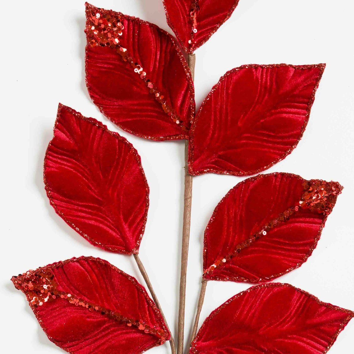 Red Velvet Leaf Pick