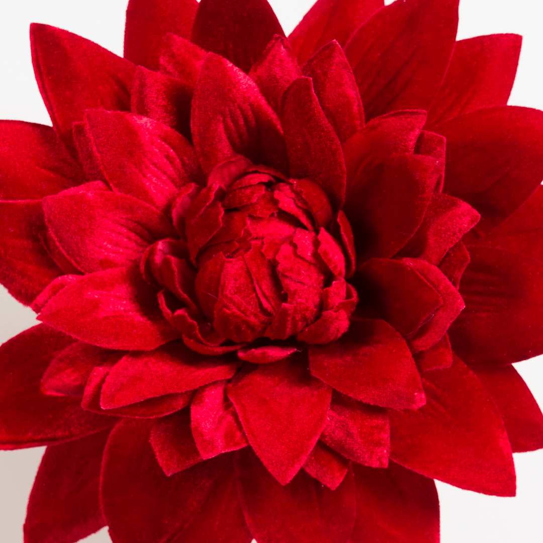 Red Velvet Sunflower Pick