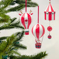 Red & White Balloon Ornament