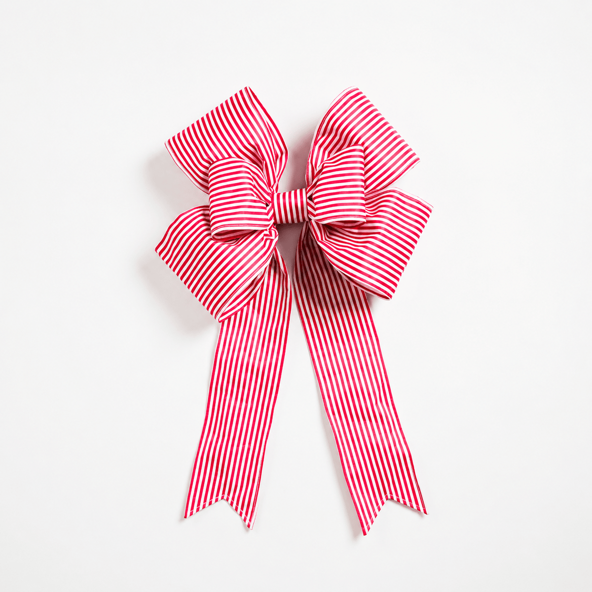 Red & White Bow 18"