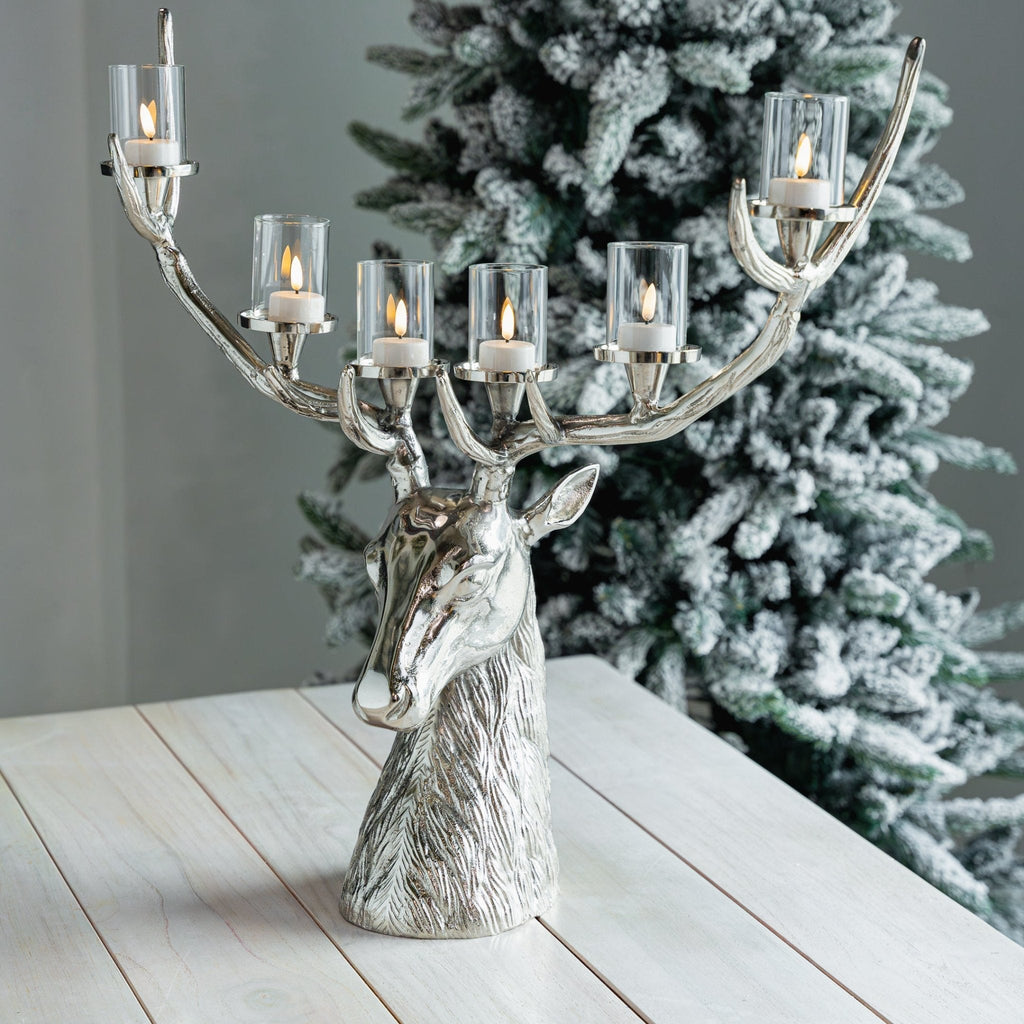 Deer Head Candle Holder - Tabletop
