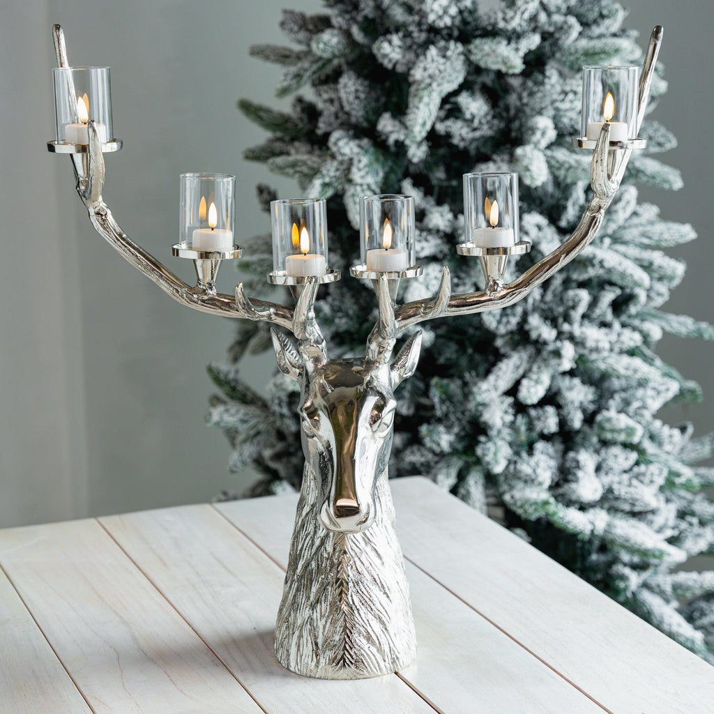 Deer Head Candle Holder - Tabletop