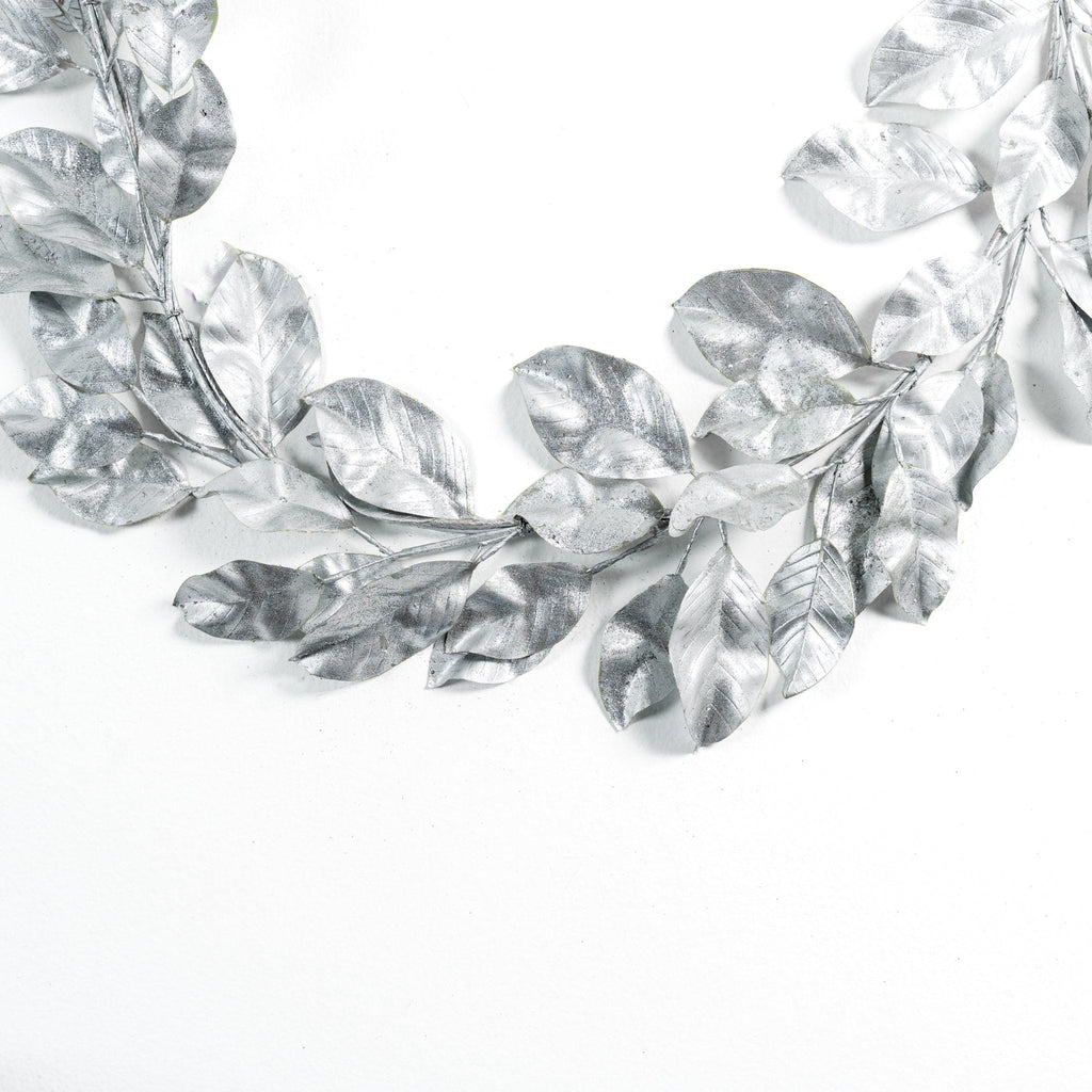 Silver Leaf Garland- 5 ft