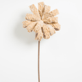 Taupe Burlap Flower Pick