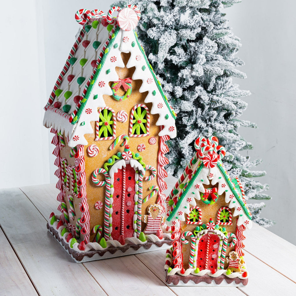 Traditional Gingerbread House Tabletop - 27"