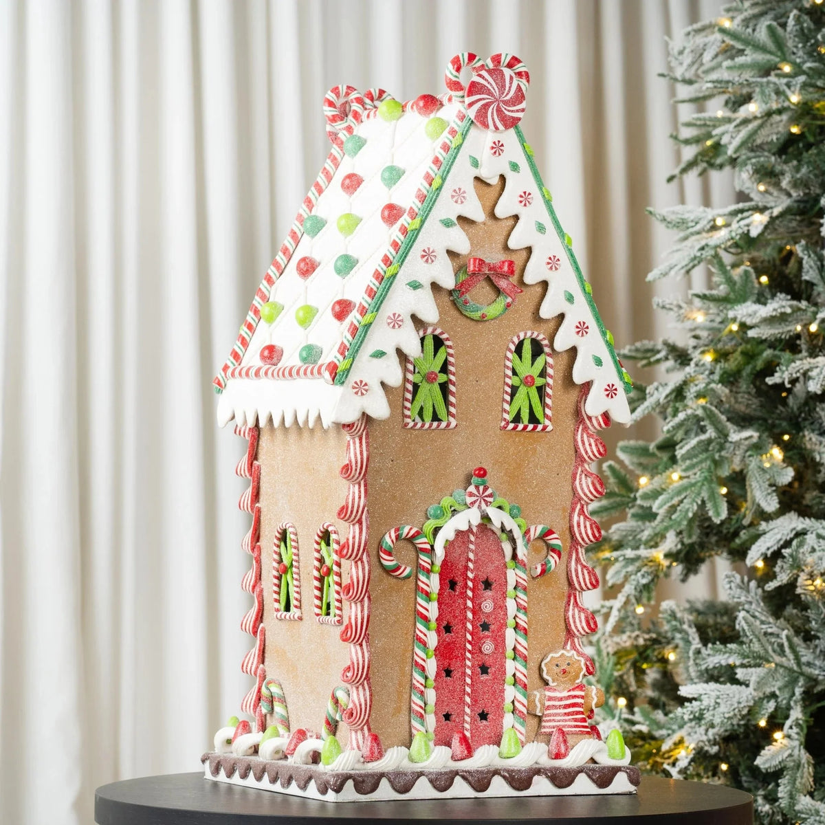 Traditional Gingerbread House Tabletop - 27"