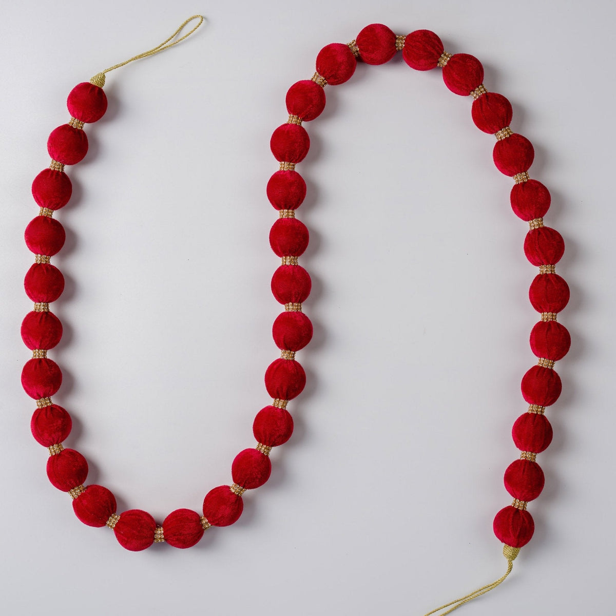 Velvet And Crystal Lace Ball Garland