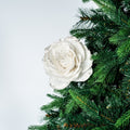 White Peony Flower Pick