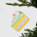 Yellow Sugary Cake Slice Ornament